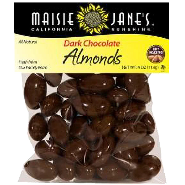 Dark Chocolate Almonds - 4 oz