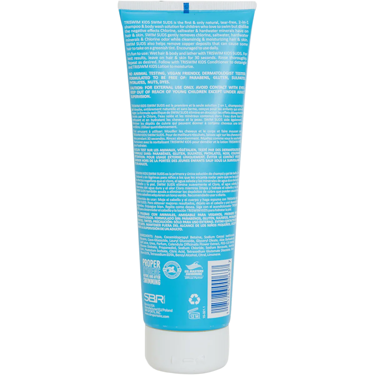 8.5oz Kids Natural Tear Free Swim Suds - Image 2