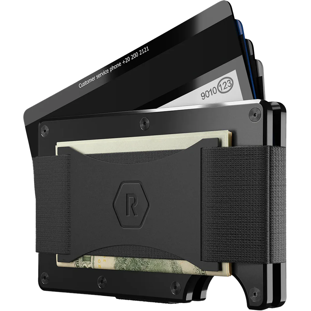 Aluminum Wallet with Cash Strap - Image 7