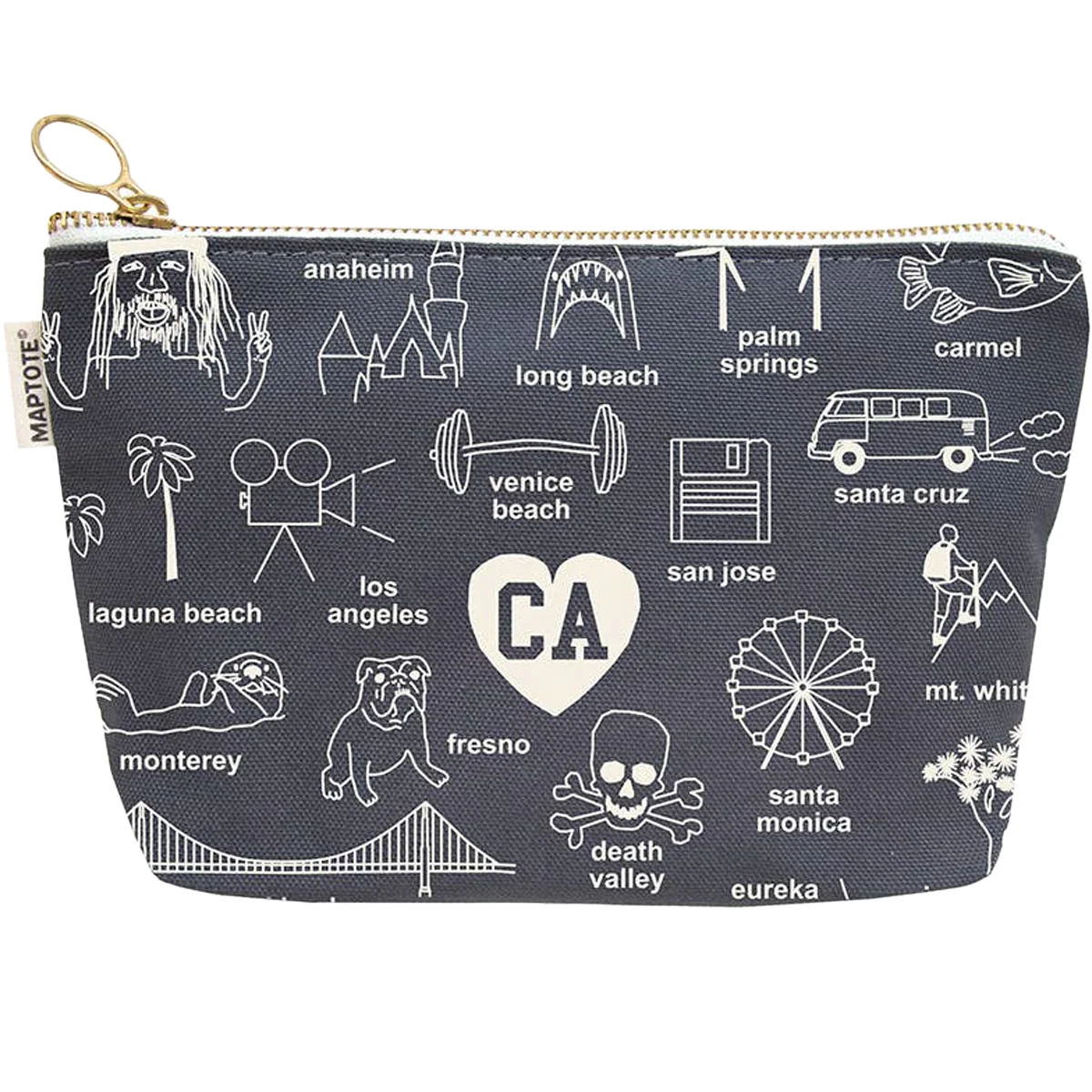 California Zipped Pouch