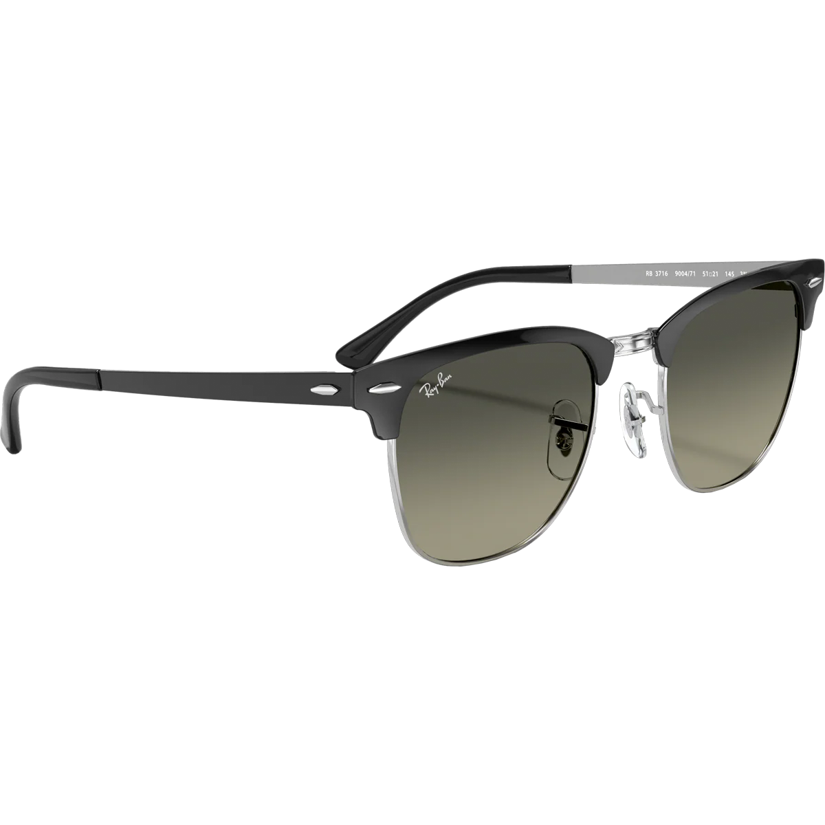 Clubmaster Metal - Polished Black Silver/Grey Gradient - Image 6