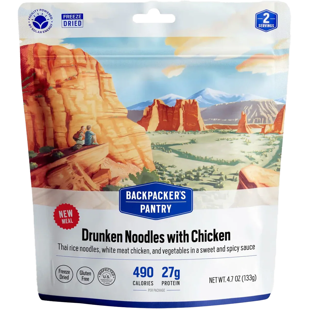 Drunken Noodles with Chicken (2 Servings)