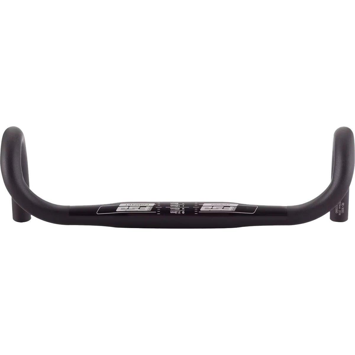FSA Omega Compact 40cm 31.8 Road Handlebar Black - Image 3