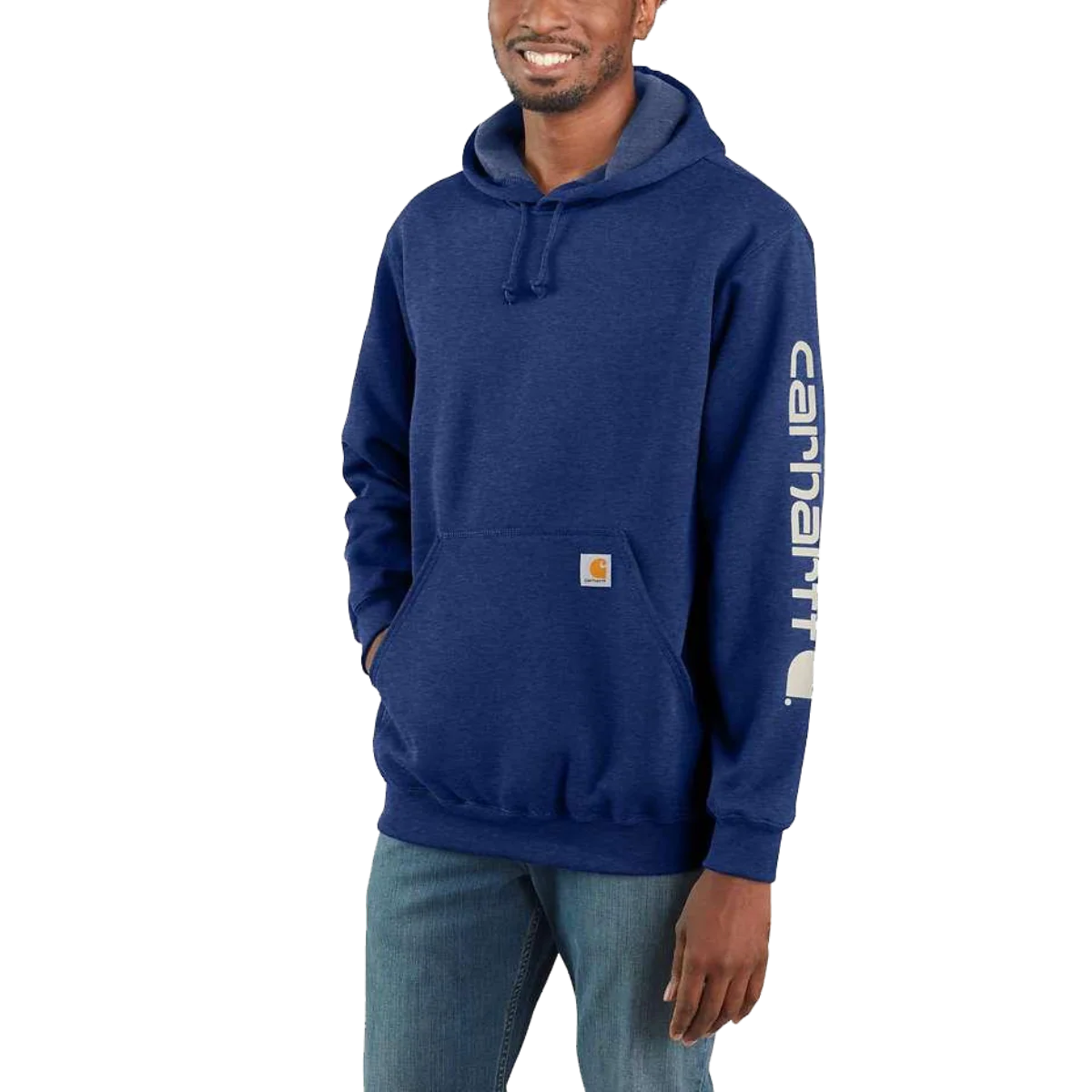 Men's Midweight Logo Hooded Sweatshirt - Image 3