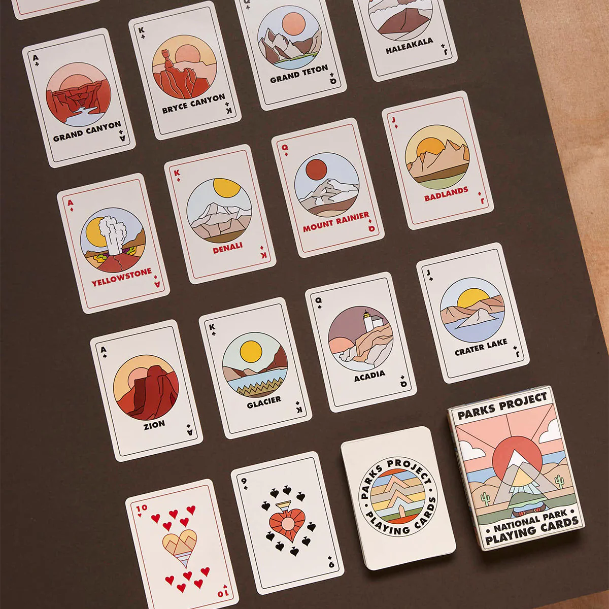 Minimalist National Park Playing Cards - Image 3