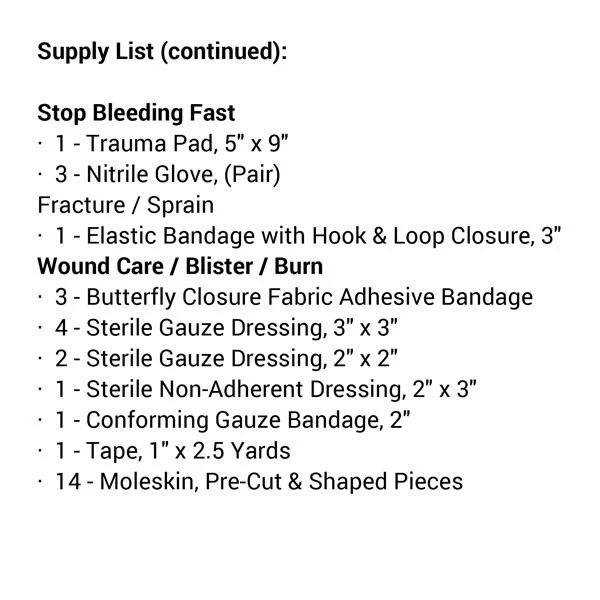 Mountain Hiker Medical Kit - Image 3