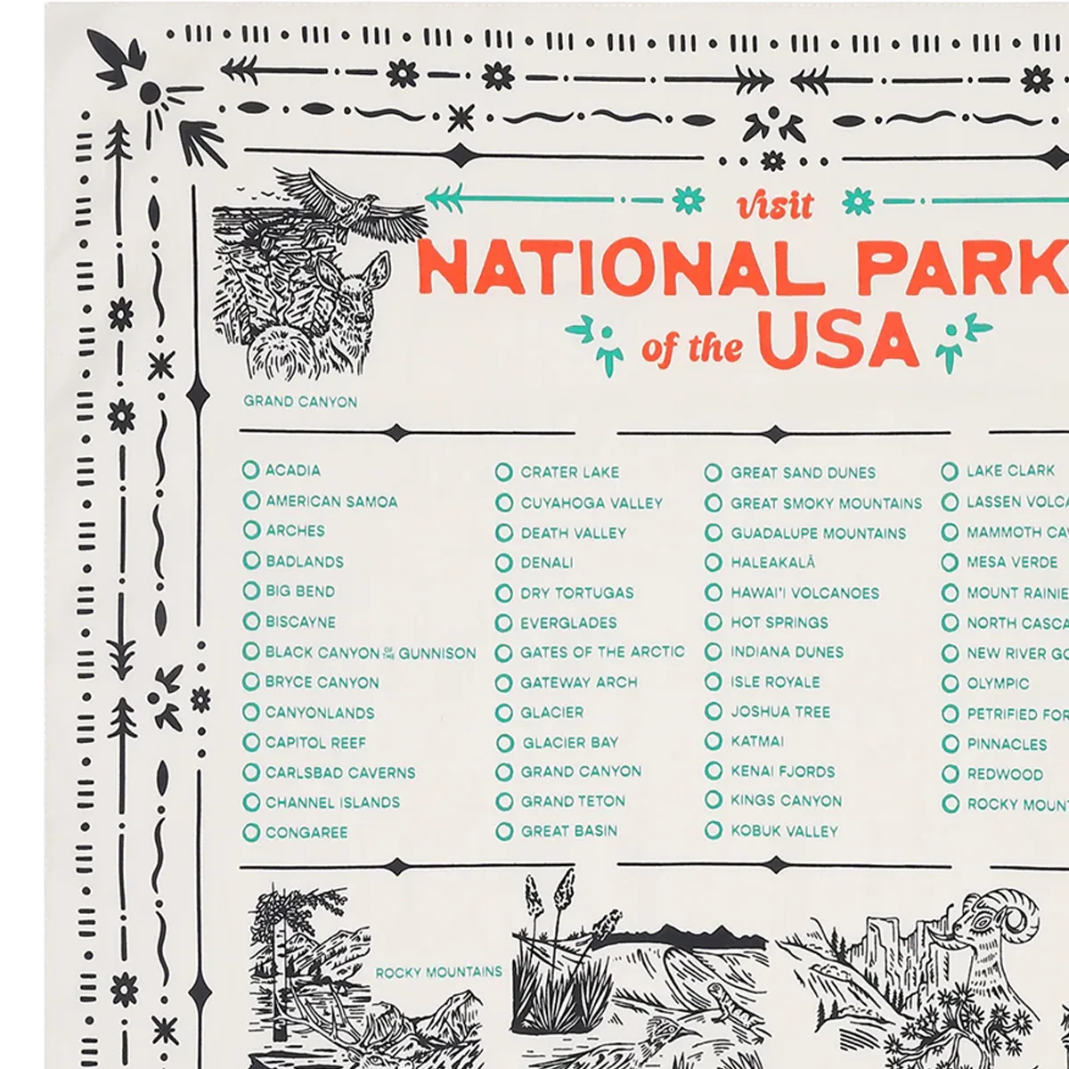 National Park Naturalist Bandana - Image 2