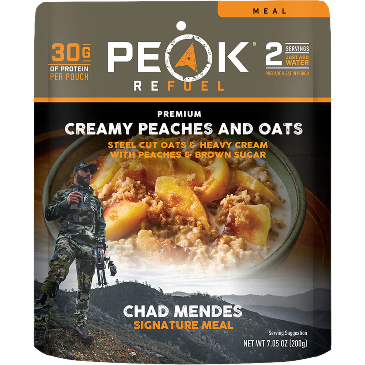 Creamy Peaches and Oats (2 Servings)