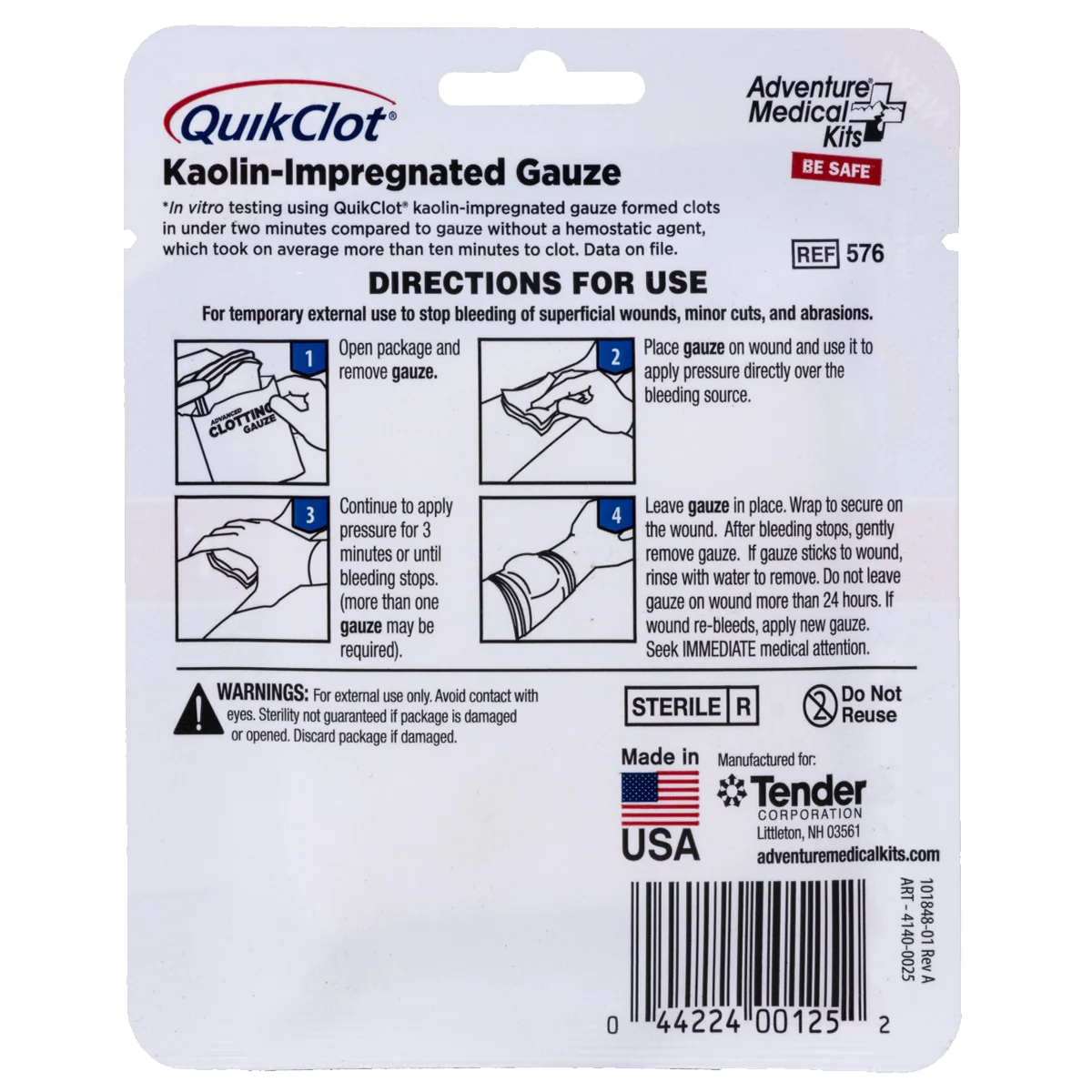 QuikClot Gauze 3" x 2' - Image 2