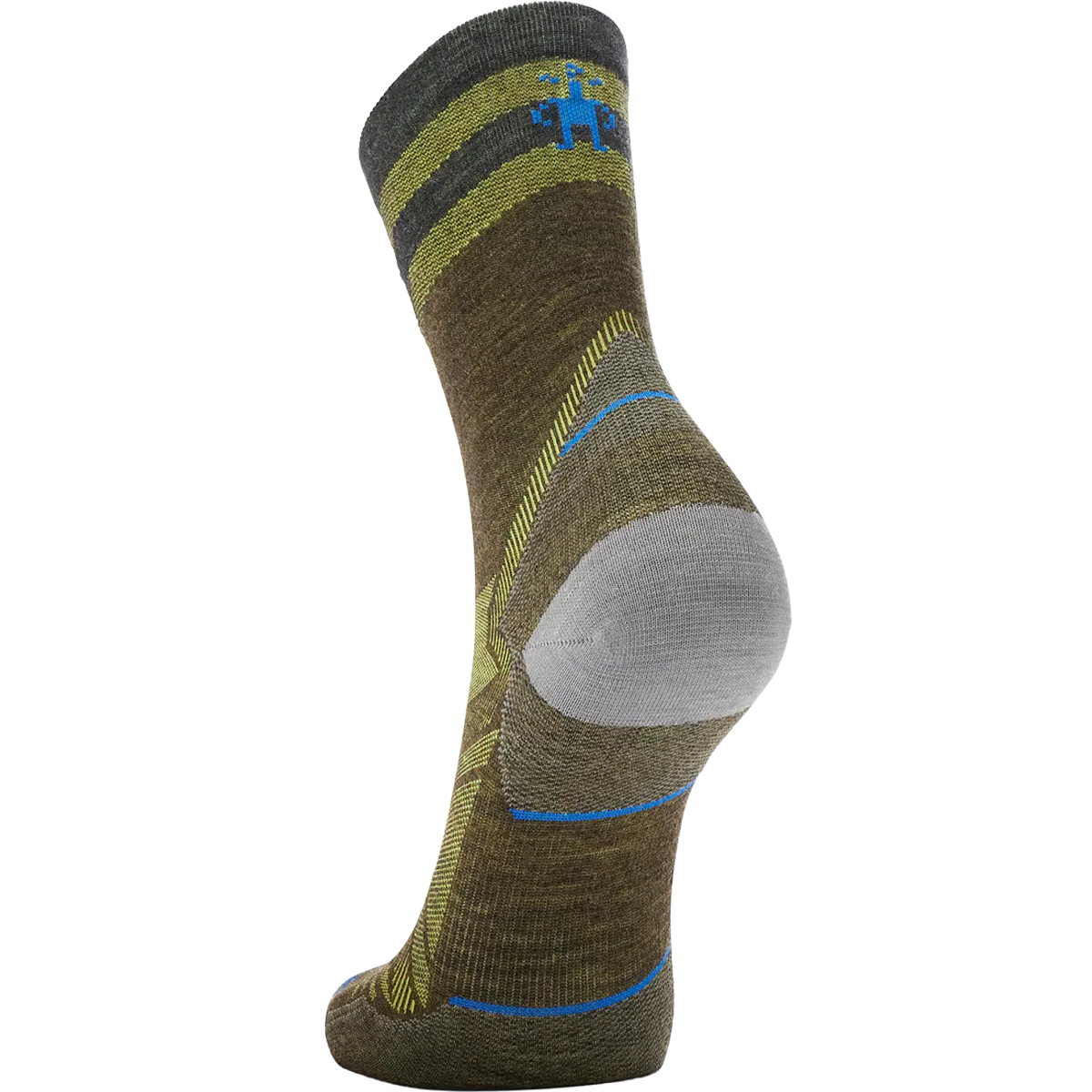 Run Zero Cushion Mid Crew Pattern Sock - Image 3