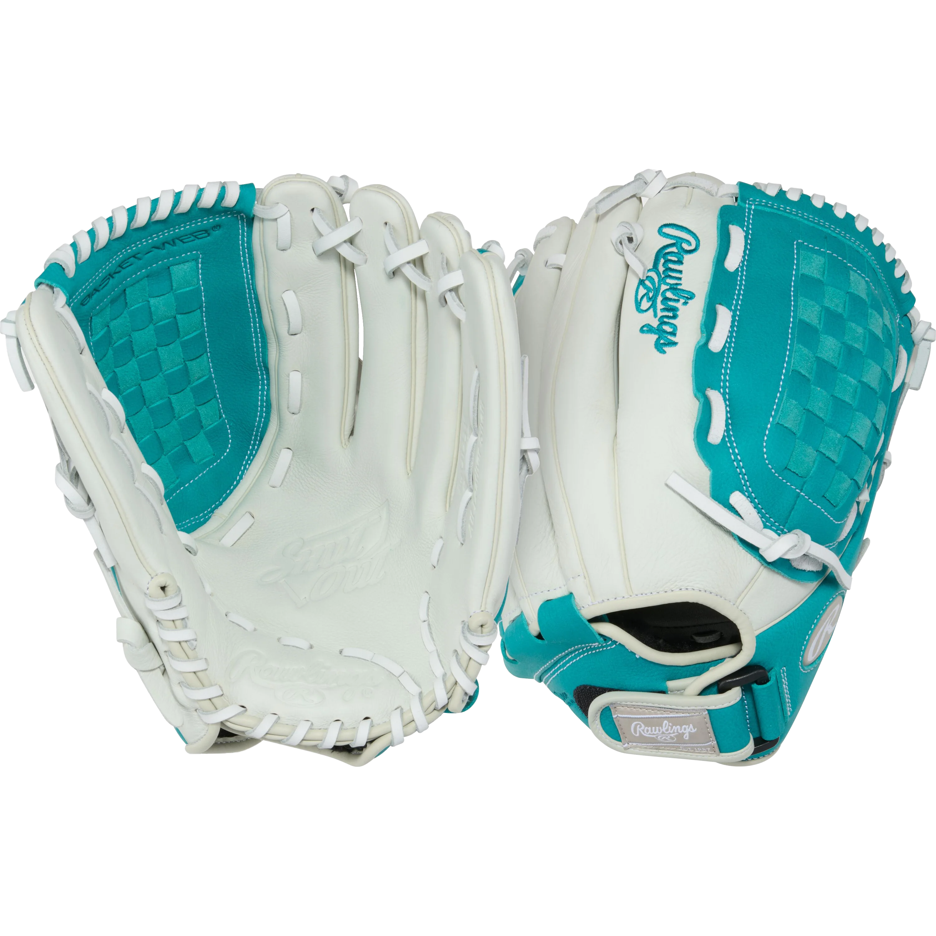 Shut Out Fastpitch - 12.5" Basket Web First Base Glove LHT - Image 5