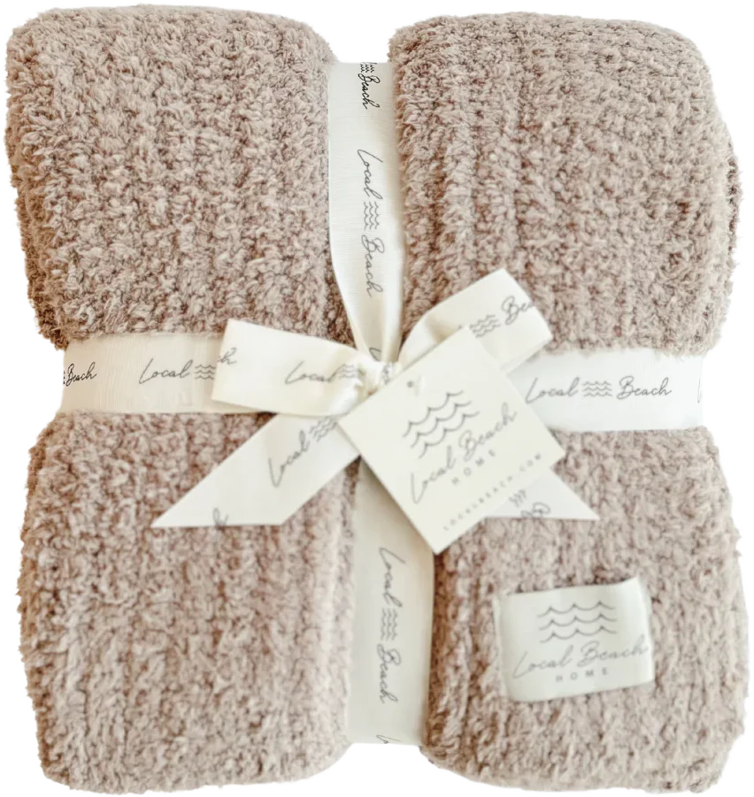 Solid Ribbed Luxe Home Blanket