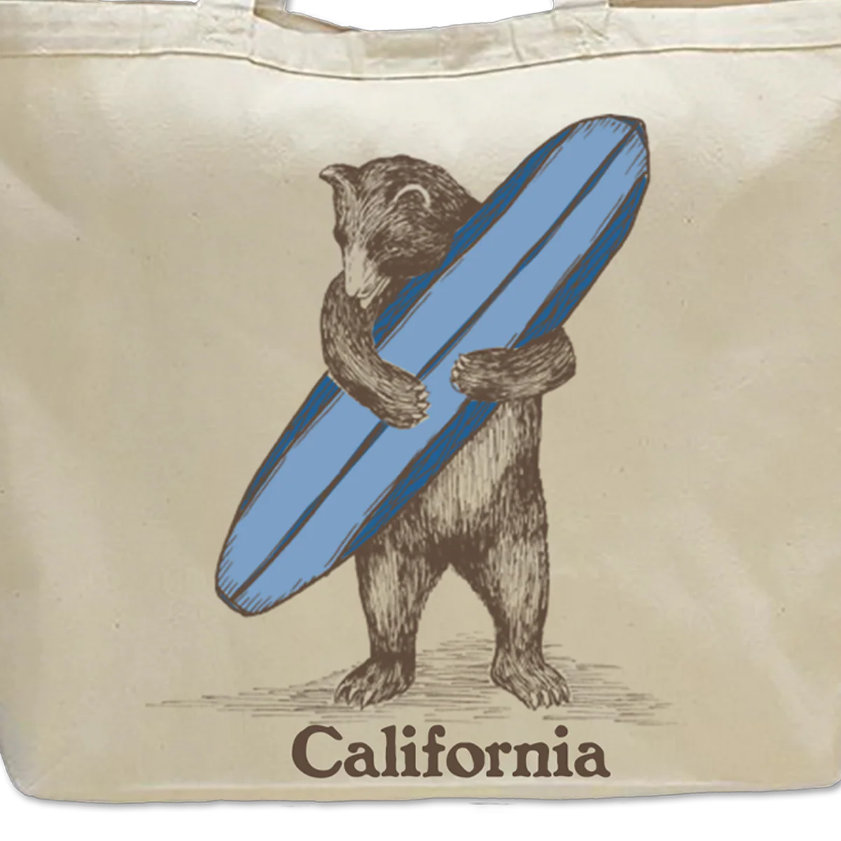Surf Bear Beach Bag Oversized Tote - Image 2