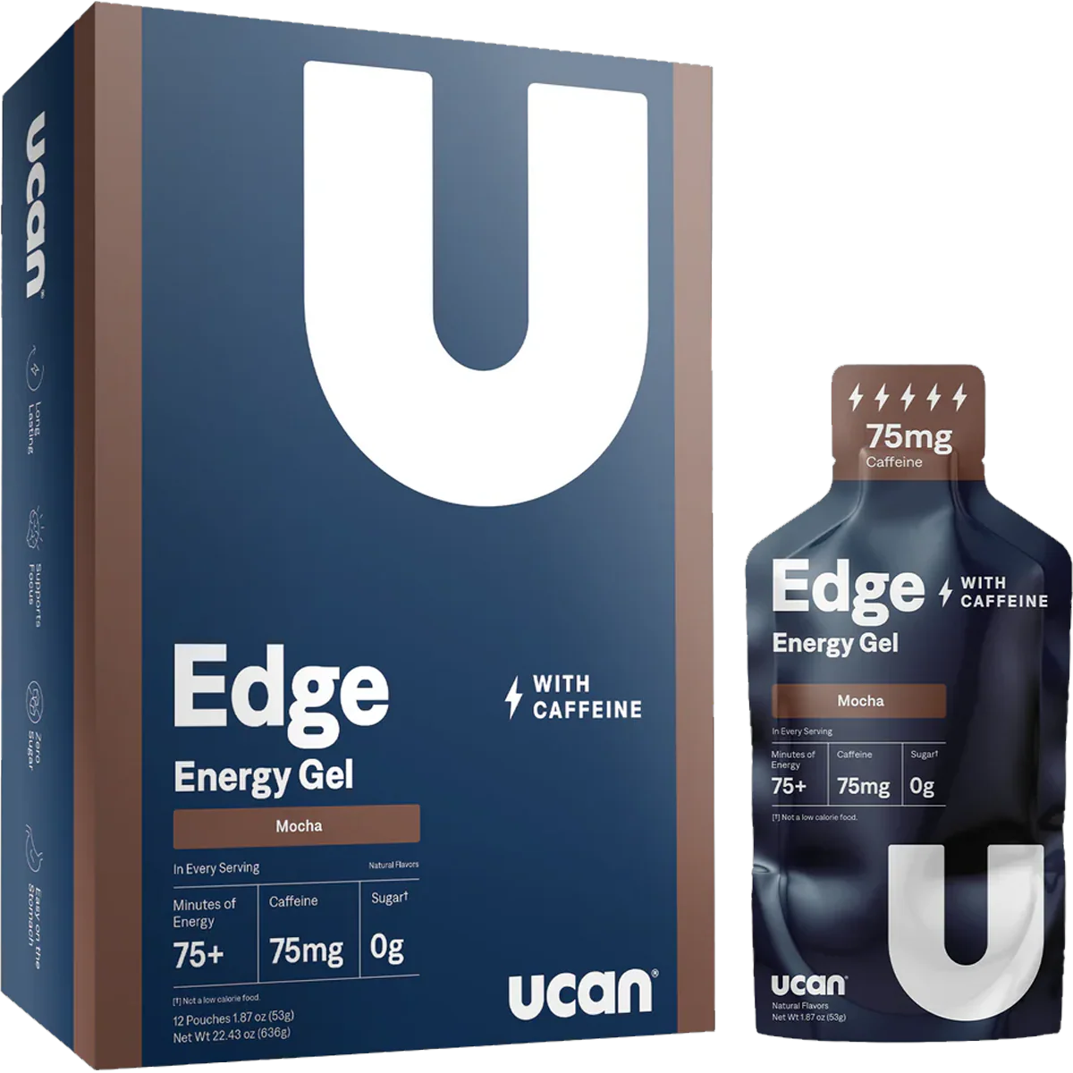 Edge Energy Gels with Caffeine