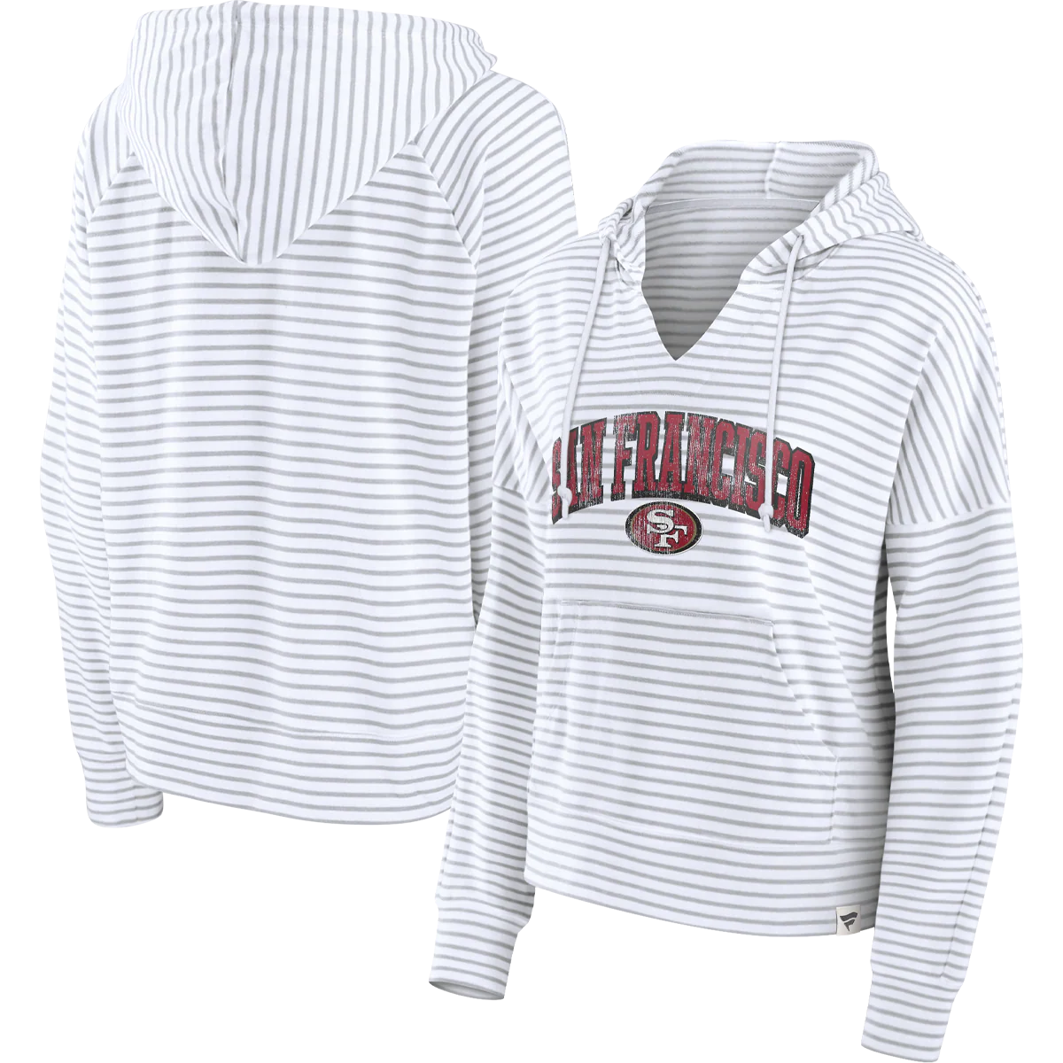 Women's 49ers Fundamentals French Terry Pullover Hoodie - Image 3