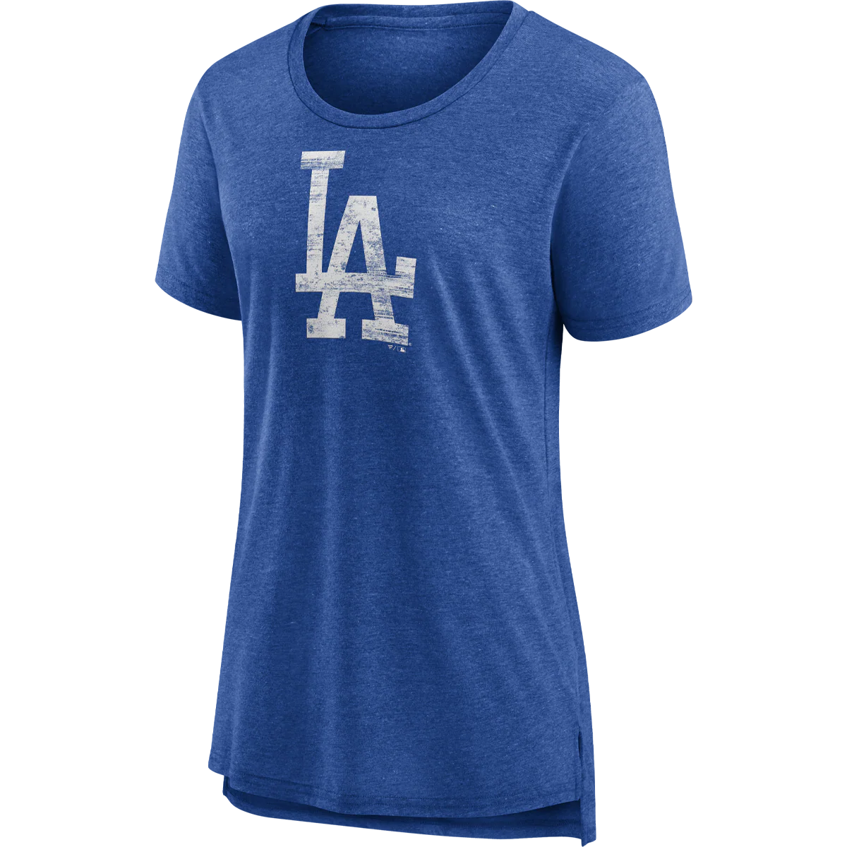 Women's Dodgers Triblend Logo Short Sleeve