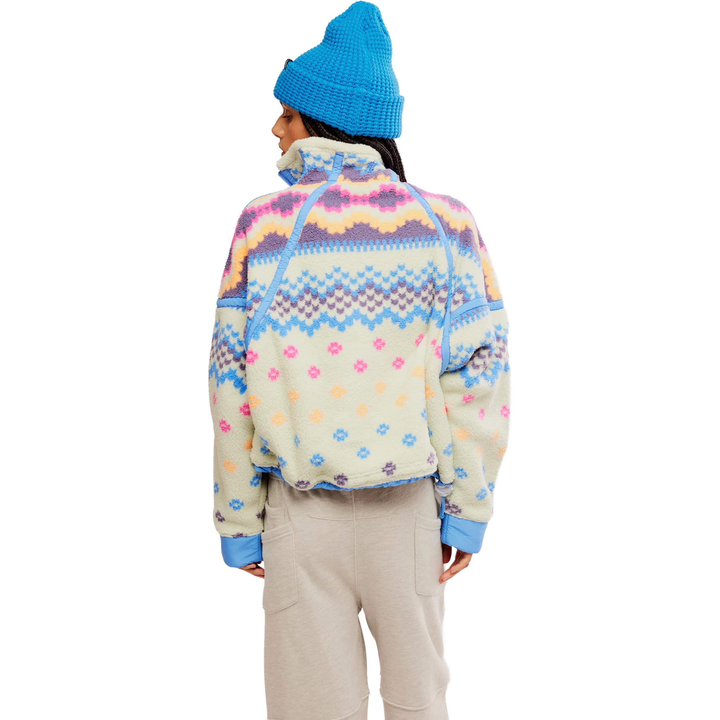 Women's Mountain High Printed 1/2 Zip fleece - Image 3