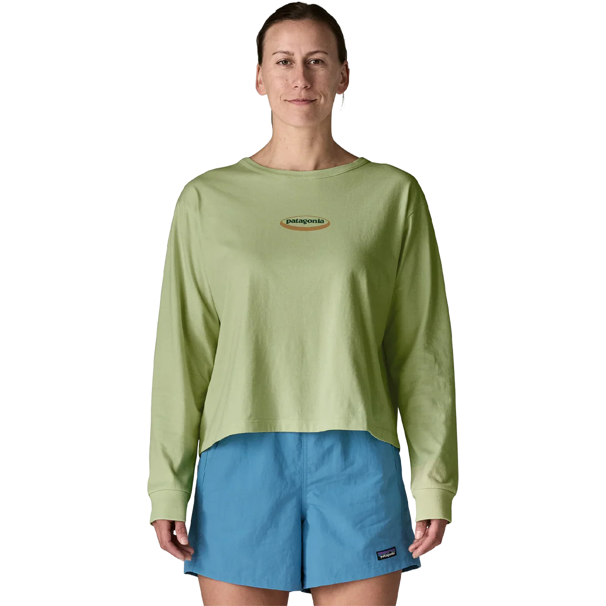 Women's Long-Sleeved '95 Oval Logo Easy-Cut T-Shirt - Image 2