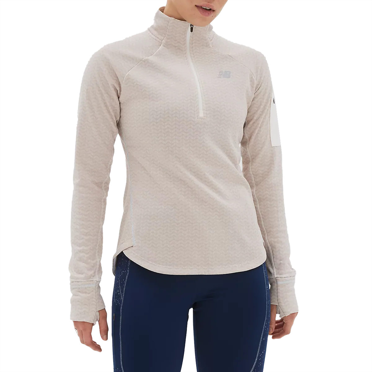 Women's NB Heat Grid 1/2 Zip - Image 2