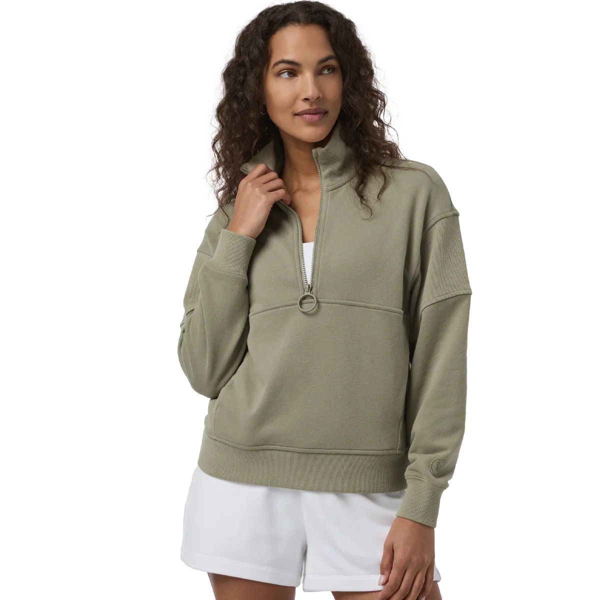 Women's Sedona Rib Half Zip - Image 2