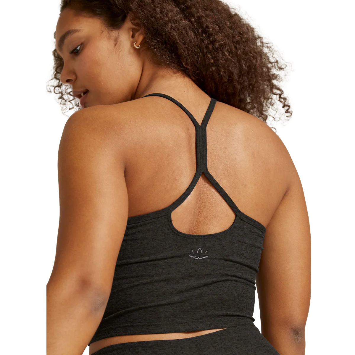 Women's Spacedye Slim Racerback Cropped Tank - Image 4