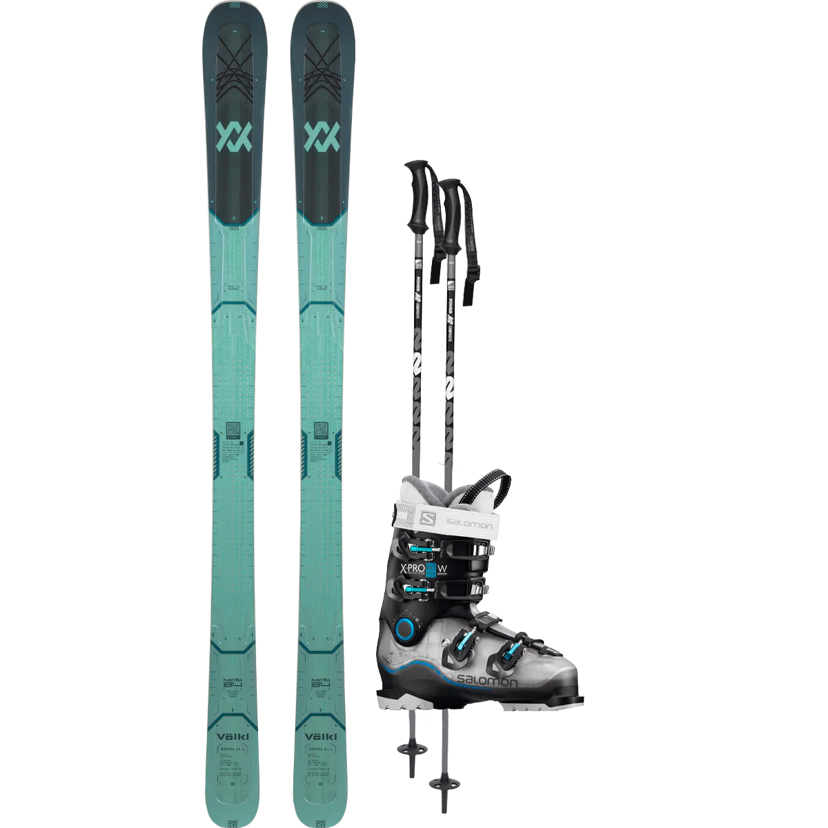 Volkl Women's Mantra 84 Demo Ski Package