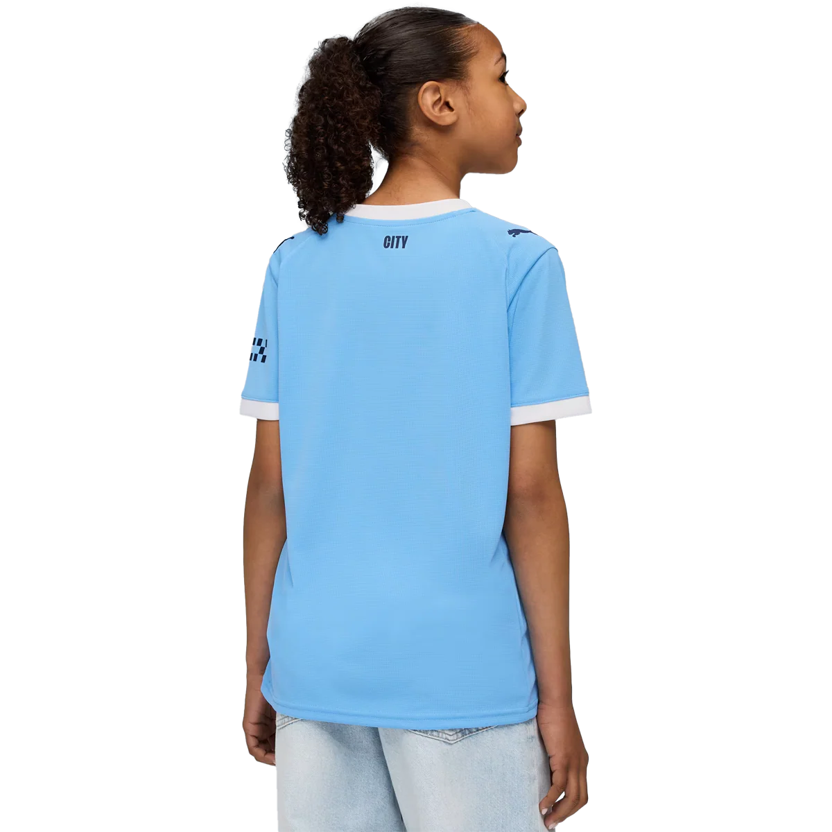Youth Manchester City FC Home Jersey Replica - Image 4