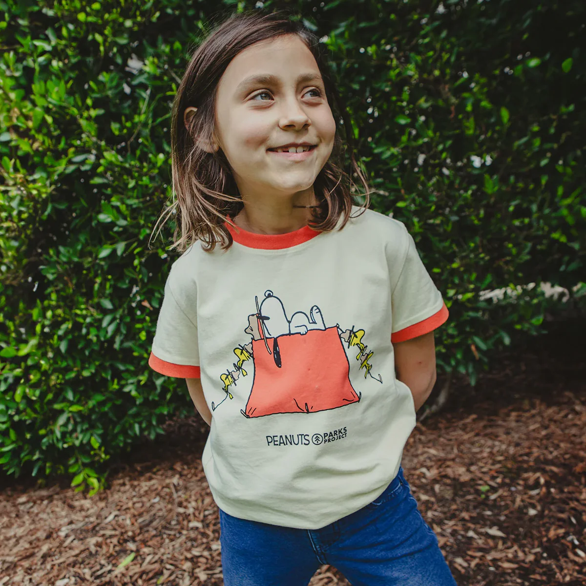 Youth Peanuts X Parks Project Try Not To S'more Tee - Image 2